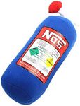 NOS Nitrous Oxide Bottle Pillow Car Decor Headrest Cushion Creative Plush Pillow