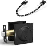 Mega Handles SUANA Collection - Reversible Deadbolt + Transom Chain (Matte Black)