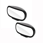 SYOSI Blind Spot Car Rearview Mirror, , Rectangular Blind Spot HD Glass Car Rearview Mirror, Adjustable Wide Angle Rear View Mirror for Cars Trucks SUV, 2 Pieces