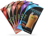 Chike High Protein Iced Coffee Sampler Pack, 20 G Protein, 2 Shots Espresso, 1 G Sugar, Keto Friendly and Gluten Free, 6 Single Serve Packets