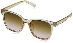 Calvin Klein Women's Ck20519s Sunglasses, Crystal Beige, 55/19/145