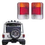 APSMOTIV Tail Lights/Tail Lamp/Back Light/Turn Signal Indicator Assembly With Wiring and Bulb Easy to Fit Set Suitable for Mahindra Thar 550 DI, Crde mm540