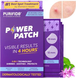 Purifide Power Pimple Patches – 36 Spot Acne Treatment Patches