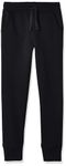 Amazon Essentials Girls' Joggers, Black, 10 Years