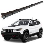 Rubber Antenna for Jeep Cherokee (2014-2021), Jeep Cherokee Radio Premium Reception Antenna - Car Wash Proof, 8 Inch Internal Copper Coil Antenna Mast Replacement