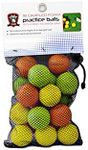 Club Champ Sports Tour Dimpled Foam Practice Golf Balls (Multi-Color, 18pk)