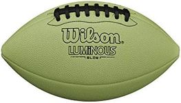 Wilson Luminous Glow Football - Junior Size, Green