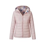 Storm Island® Ladies Jackets Women Reversible Winter Down jacket Lightweight Packable Jackets for Women Zipper Hooded Jacket with Pockets Women Windproof Waterproof Jacket Coat Ladies UK Size S-XL