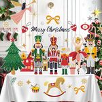 Christmas Party Cutouts Decor Box | 20” x 15" 6 Sheet Foam Board Christmas Tree Nutcracker Ballet Girl Xmas Element for Shop Windows Restaurant Scene Display Backdrop (Christmas Red Green)