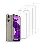 DAMONDY [5 Pack] for NUU Mobile X6 Plus Screen Protector,Scratch Resistant Bubble Free Anti-Fingerprints HD Clear,Case Friendly,Tempered Glass Film for NUU Mobile X6 Plus