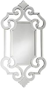 Howard Elliott Clarice Hanging Venetian Wall Mirror, Antique Accent Mirror