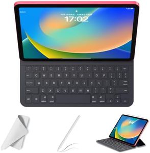 Smart Keyboard for iPad A16 & 10th Generation, No Pair Connect, Ultra-Slim