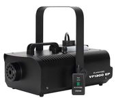 Eliminator Lighting VF1300 EP - 1100W Mobile Fog Machine with Remote - Perfect for Halloween, Clubs, Party Events - High Efficiency for Less Residue - Black