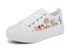 Blowfish Malibu Women's Sadie-Sun Sneaker, White, 9 UK