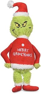 Dr. Seuss for Pets How The Grinch Stole Christmas 6” Merry Grinchmas Plush Squeaker Toy for Dogs | Squeaky Dog Toys, Plush Dog Toys, Holiday Toys for Dogs