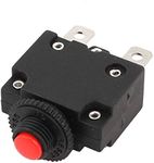 uxcell AC 125/250V 20A Air Compressor Circuit Breaker Overload Protector Red Button