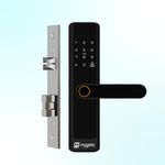 Mygate Smart Door Lock SE with 6 Unlock Methods | Fingerprint, OTP, PIN, RFID Card, Key & Mobile App Access | Unauthorized Freeze & Pin Decoy | Remote Unlocking via OTP| 3-Year Warranty by Mygate