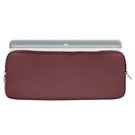 kwmobile Neoprene Case Compatible with Logitech MK470 - Case for Keyboard Soft Travel Sleeve - Dark Rose