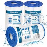 PELLUCID Hot Springs Spa Filters Compatible with Watkins 31489, Pleatco PWK30, Unicel C-6430, Filbur FC-3915, P/N0969601, Spa Filter with Advanced Filtration System for Longer Life-3 Pack