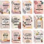 24 Pcs Bible Verse Notebook Religious Motivational Notepads Small Pocket Journal Inspirational Notepads Christian Scripture Notebooks for Office School Travel Supplies, 3.5 x 5 Inch