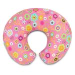 Chicco Boppy Cotton Slipcover for Feeding Pillow, Machine Washable & Dryable, Soft Fabric (Wild Flowers, Multicolor)