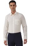 Van Heusen Men's Slim Fit Formal Shirt (VHSFRSLBJ42192_Cream 40)