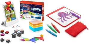 Osmo - Genius Starter Kit & Monster Game for iPad - Ages 5-12 - Math, Spelling, Creativity & Bring Monsters to Life - 6 Learning Games (iPad Base Included - Amazon Exclusive)