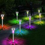 Fohil 10 Pack Solar Pathway Lights 