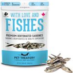 The Granville Island Pet Treatery Sardines for Dogs & Sardines for Cats (400g, Pack of 1) - Dehydrated Single Ingredient Dog Treats - Natural Dog Treats, Grain Free