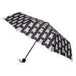 Signare Folding Lightweight Windproof Umbrella for Women Sun Parasol Designs (Westie, UM-SHFO-WES)