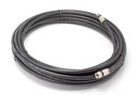 THE CIMPLE CO 40 Foot Black - Solid Copper Coax Cable - RG6 Coaxial Cable with Connectors, F81 / RF, Digital Coax for Audio/Video, Cable TV, Antenna, Internet, & Satellite, 40 Feet (12 Meter)