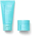 TULA Skincare Glazed in Glow Cleansing & Hydrating Duo - Includes Travel Sized 24-7 Moisture Hydrating Day & Night Cream and Cult Classic Purifying Face Cleanser, 2-piece set