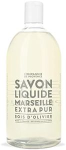 Compagnie de Provence Savon de Marseille Extra Pure Liquid Soap - Olive Wood - 33.8 fl oz Plastic Bottle Refill