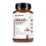 Fox Hunt Shilajit Capsules For Men With Ashwagandha - 1000 Mg - Ayush Approved Ayurvedic Herbs- 60 Capsules (Pack of 1)