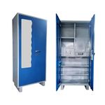 Laxmi KAPAT Metal Wardrobe | 2 Door Large Almirah Cupboard with Locking System | (Powder Coated Blue 78 X 36 X 19 Inch)