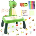 Innoocool Kids Drawing Projector Painting Table, Projector Drawing Board for Kids with Light & Music, Kids Art Table Toy for Ages 3+ with Pen, Drawing Book, Erasable Board, etc.(37 * 27 * 23cm)