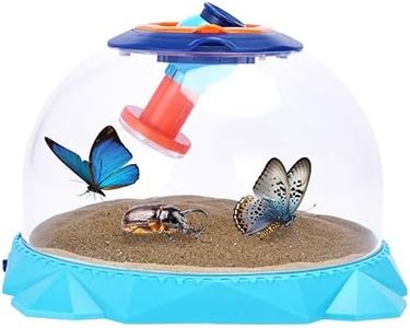 Hubble Bubble Kids STEM Insect Viewer with Magnifying Glass - Built-in Bug View Lid - Bug Explorer Kit for Kids - Educational Outdoor Science Toy - Live Bug Keeper Container 5" Hx7 Lx7 W