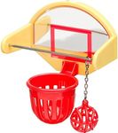 JW Pet 31092 Insight Birdie Basketball Bird Toy, 1, Red