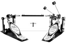 Softline Pro Double Bass Drum Pedal Iron Cobra Double Chain Drive Twin Kick Pedal with Power Glide Cam Cobra Coil Spring Heavy Duty Double Pedal for Acoustic & Electronic Drum Kits (SP44 Pro)