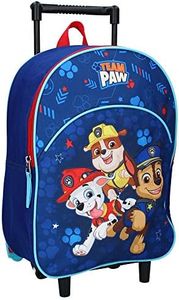 Vadobag Paw Patrol Pups Rule - Trolley Paw Patrol 33 cm, Blue, 33.00 x 25.00 x 10.00 cm, Children's Luggage