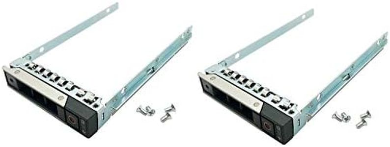 Maravi Canada (2-Pack) 2.5" inch Hard Drive Caddy for Dell 14th 15th 16th Generation R350 R440 R450 R540 R550 T560 R640 R650 R660 R740 R750 R760 R840 R940 Server SAS SATA HDD Tray DXD9H 0DXD9H