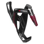 Elite Custom Race Plus Bottle Cage, Black/Burgundy