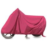 Autofy RedTech 100% Waterproof RE Size Bike Cover - Dust & UV Proof Bike Body Cover for All Two Wheeler Bikes Upto Royal Enfield Size - Red