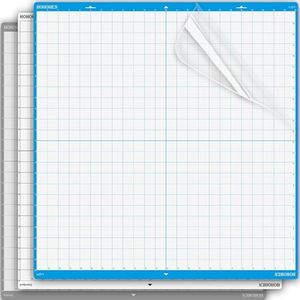 Hohohen Cutting Mats for Silhouette Cameo 5 Pro MK II and Cameo 4 Pro,24x24 Inch 3 Pack Variety Tack Adhesive Sticky Durable Long-lasting Replacement Cut Mat for Cameo Pro Small Business