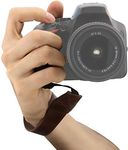 MegaGear SLR, DSLR Leather Wrist Strap for Canon, Nikon, Panasonic, Leica, Sony, Fujifilm, Olympus Digital Cameras