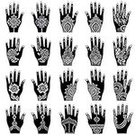 XMASIR Henna Tattoo Stencil Kit/Tem