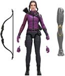 Hasbro Legends Series MCU Disney Plus Kate Bishop Hawkeye Series Collectable Action Figure (15 cm), 3 Accessories, 1 Build-A-Figure Element F3856 Multi