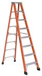 Louisville Ladder FS1308HD 375-Pound Duty Rating, Fiberglass Step Ladder, 8-Feet