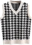 Milumia Men's Houndstooth Sweater V