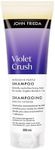 John Frieda Violet Crush Intense Purple Shampoo for Brass Repair of Natural, Colour-Treated, and Bleached Blonde Hair | Neutralizes Brassiness and Yellow tones | Cool tone blonde | Intense Purple Pigments (250 mL) Packaging May Vary